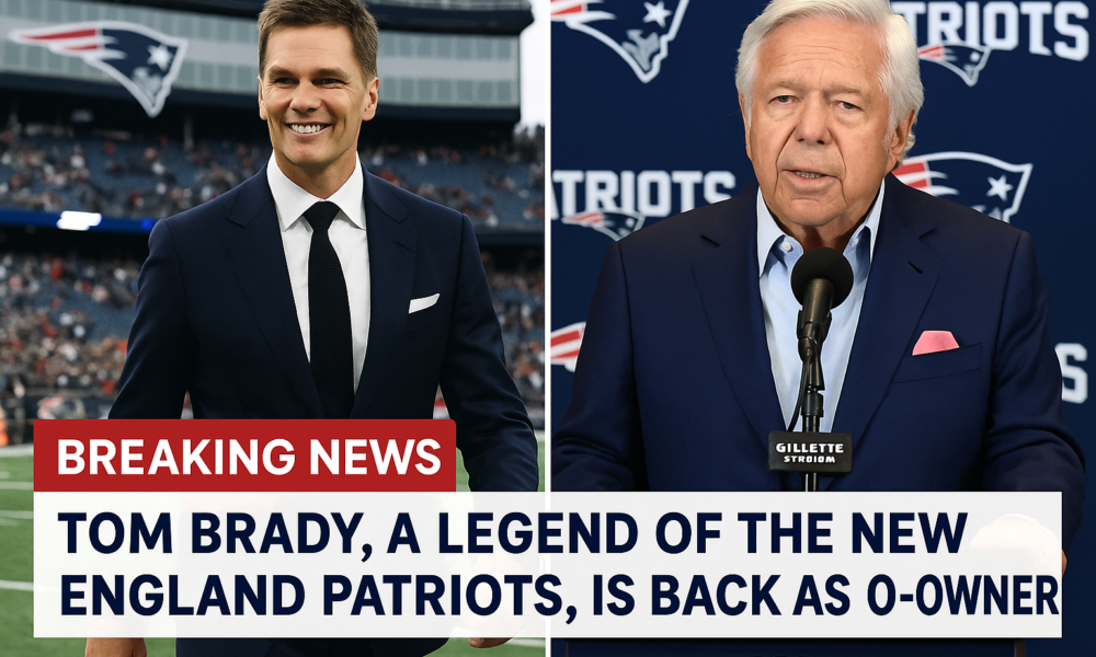 Breaking: Tom Brady, a legend of the New England Patriots, is back as